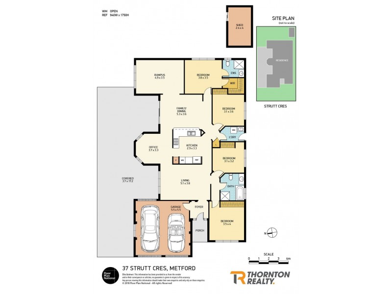 37 Strutt Crescent, Metford NSW 2323 Floorplan