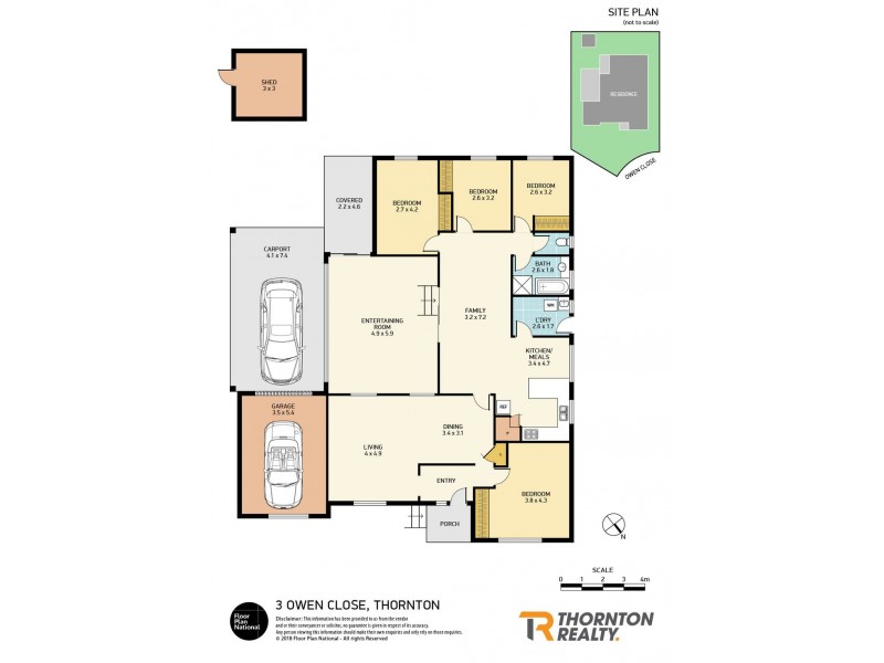 3 Owen Close, Thornton NSW 2322 Floorplan