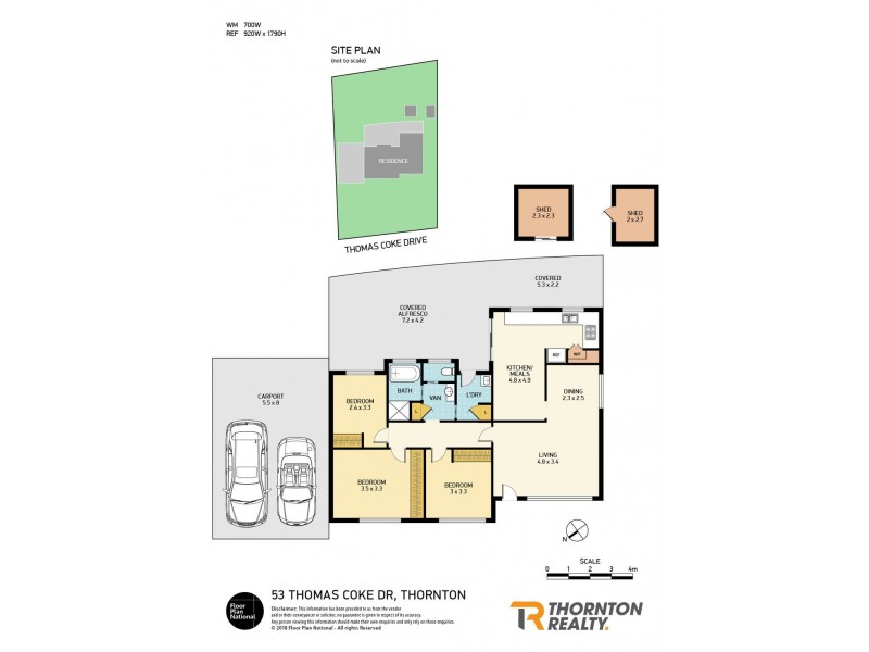 53 Thomas Coke Drive, Thornton NSW 2322 Floorplan