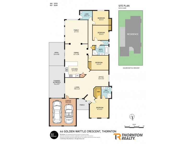 44 Golden Wattle Crescent, Thornton NSW 2322 Floorplan