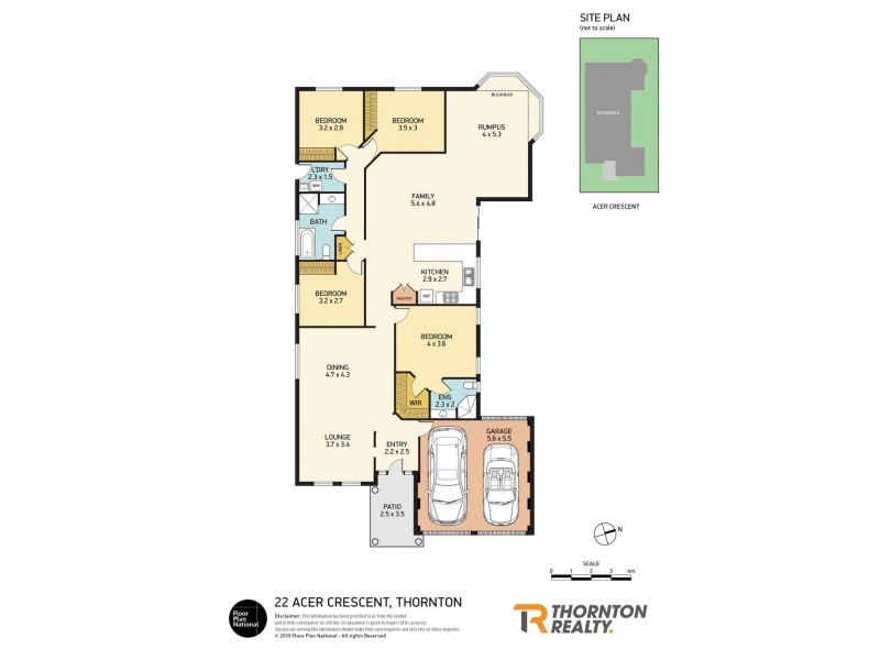 22 Acer Terrace, Thornton NSW 2322 Floorplan