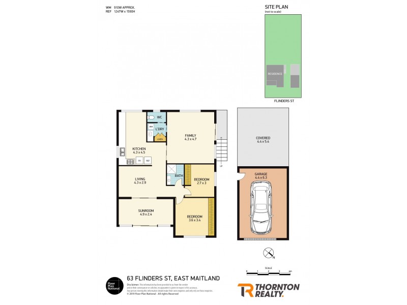63 Flinders Street, East Maitland NSW 2323 Floorplan