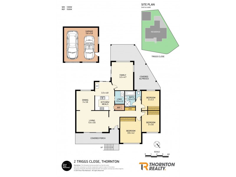 2 Triggs Close, Thornton NSW 2322 Floorplan
