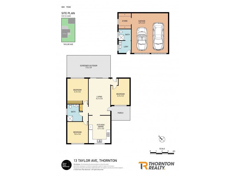 13 Taylor Avenue, Thornton NSW 2322 Floorplan