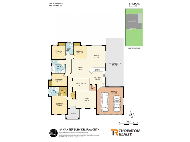 44 Canterbury Drive, Raworth NSW 2321 Floorplan