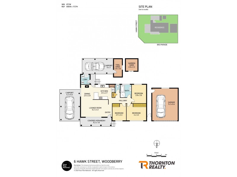 6 Hawk Street, Woodberry NSW 2322 Floorplan