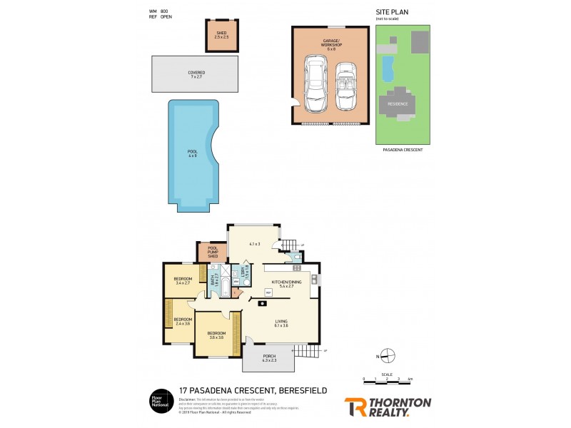 17 Pasedena Crescent, Beresfield NSW 2322 Floorplan
