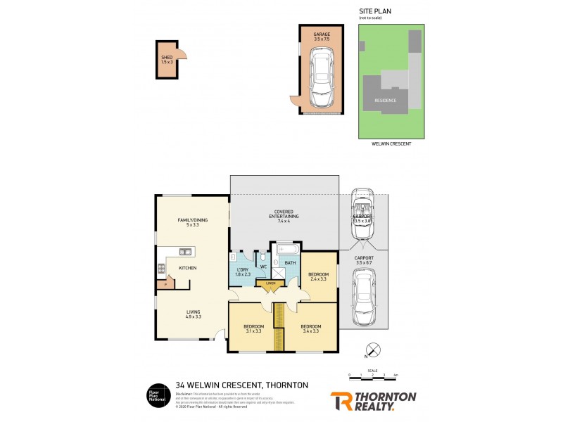 34 Welwin Crescent, Thornton NSW 2322 Floorplan