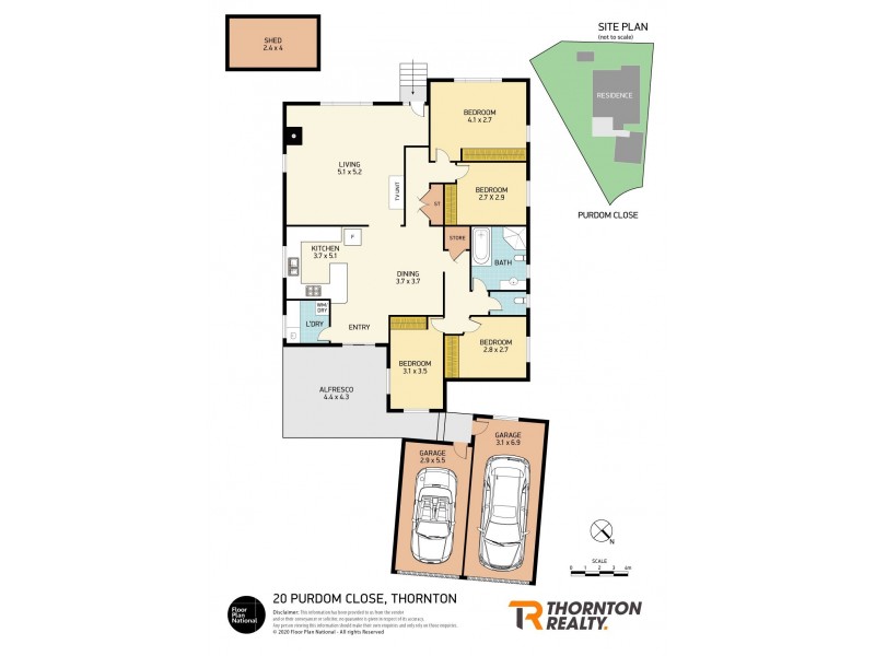 20 Purdom Close, Thornton NSW 2322 Floorplan