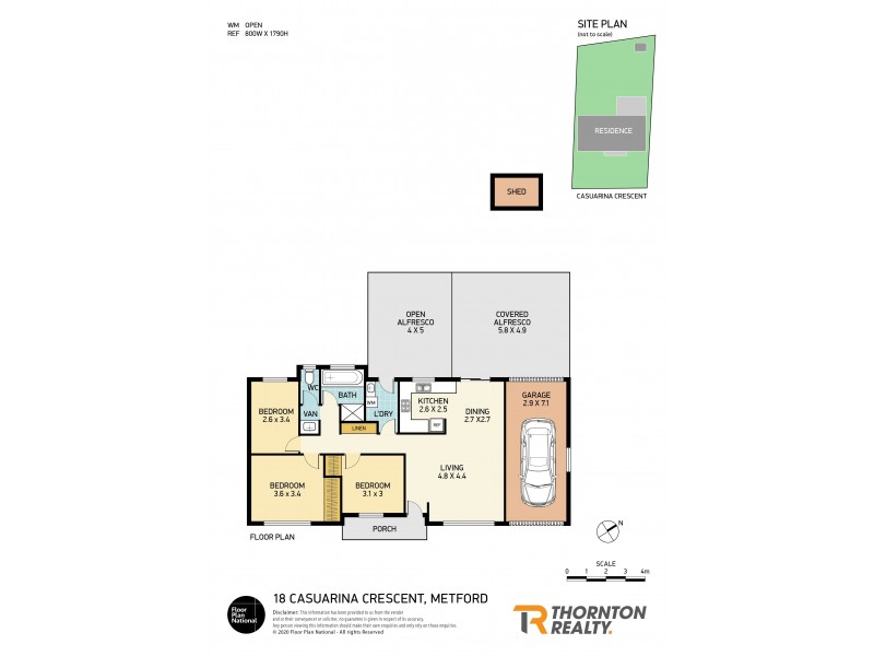 18 Casuarina Crescent, Metford NSW 2323 Floorplan