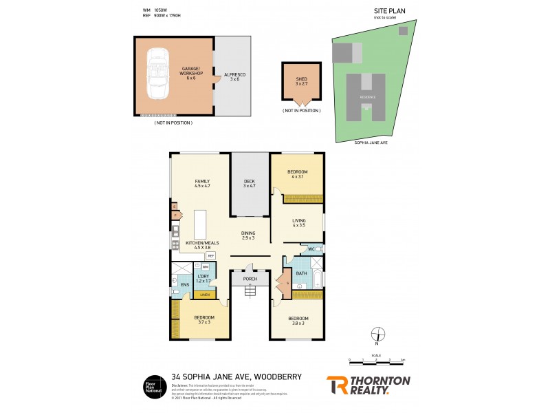 34 Sophia Jane Avenue, Woodberry NSW 2322 Floorplan