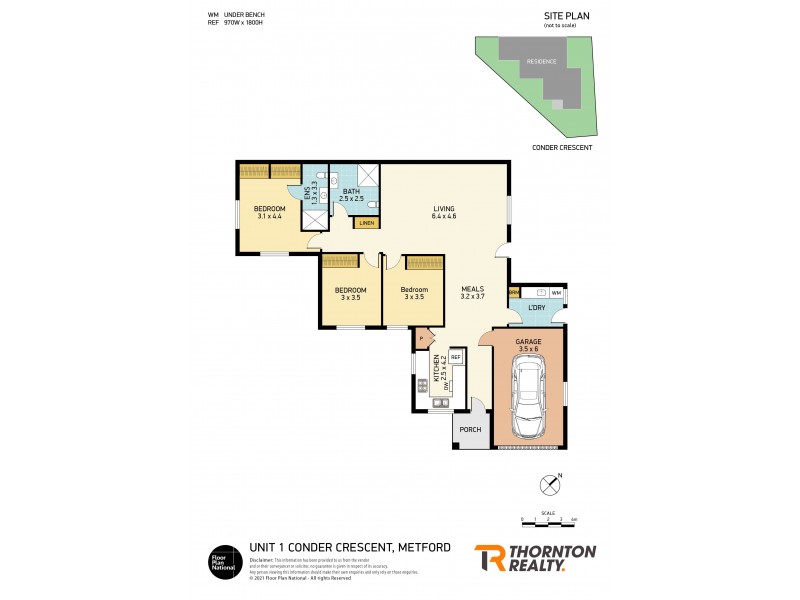 1/11 Conder Crescent, Metford NSW 2323 Floorplan