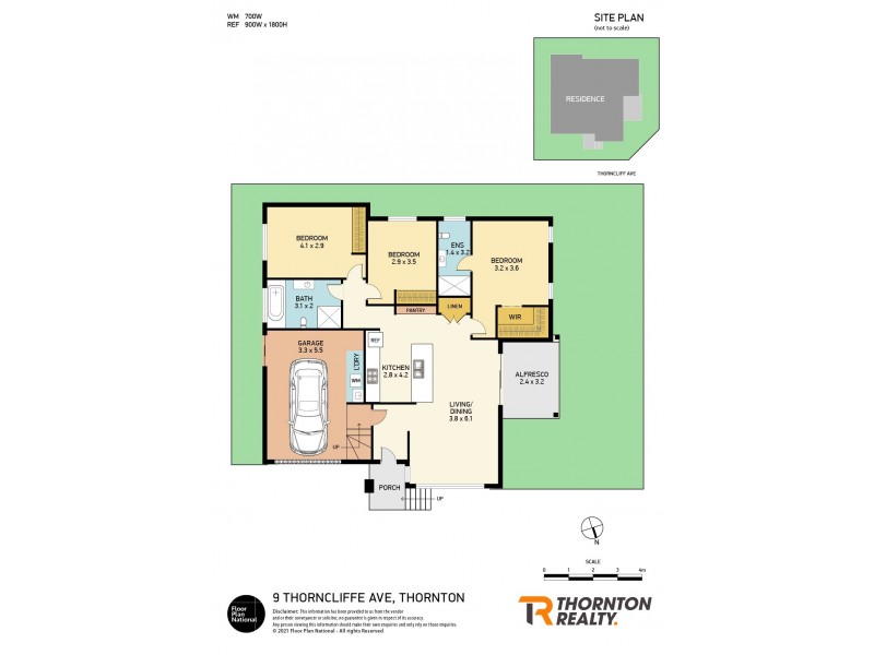 9 Thorncliffe Avenue, Thornton NSW 2322 Floorplan