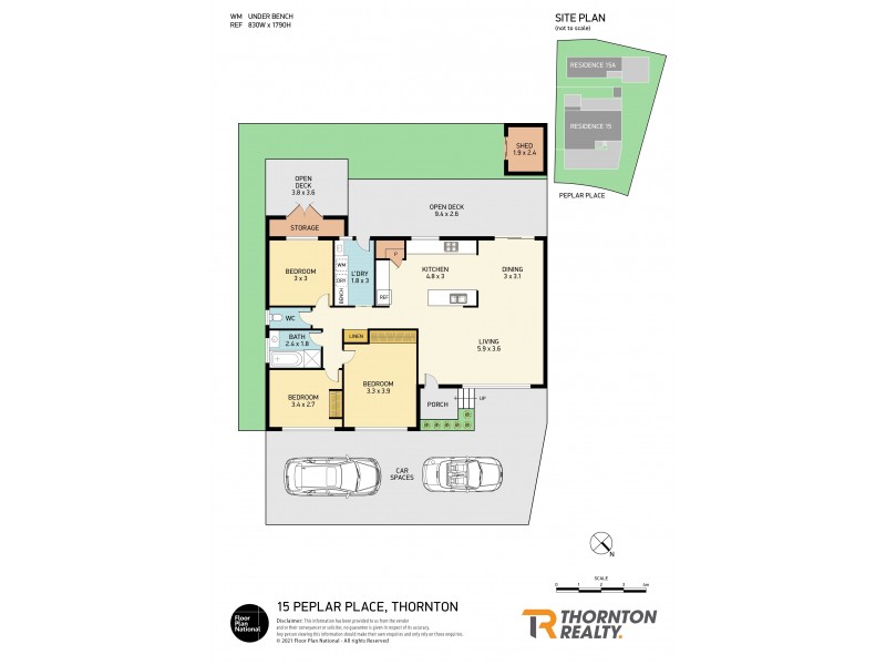 15 & 15a Pepler Place, Thornton NSW 2322 Floorplan