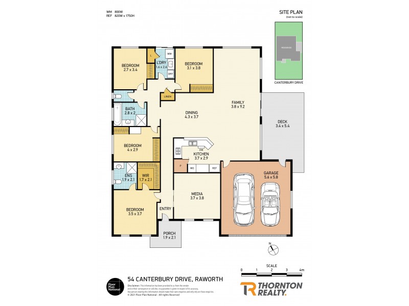54 Canterbury Drive, Raworth NSW 2321 Floorplan
