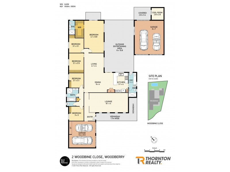 2 Woodbine Close, Woodberry NSW 2322 Floorplan