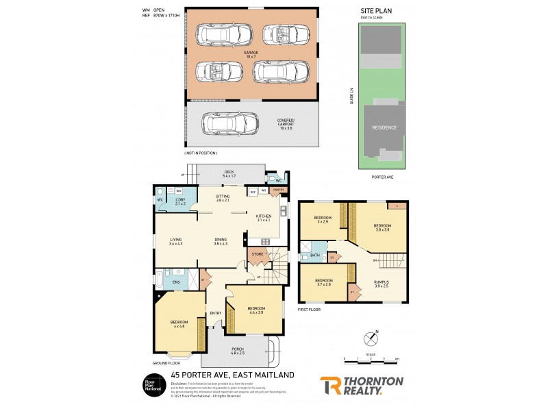45 Porter Avenue, East Maitland NSW 2323 Floorplan