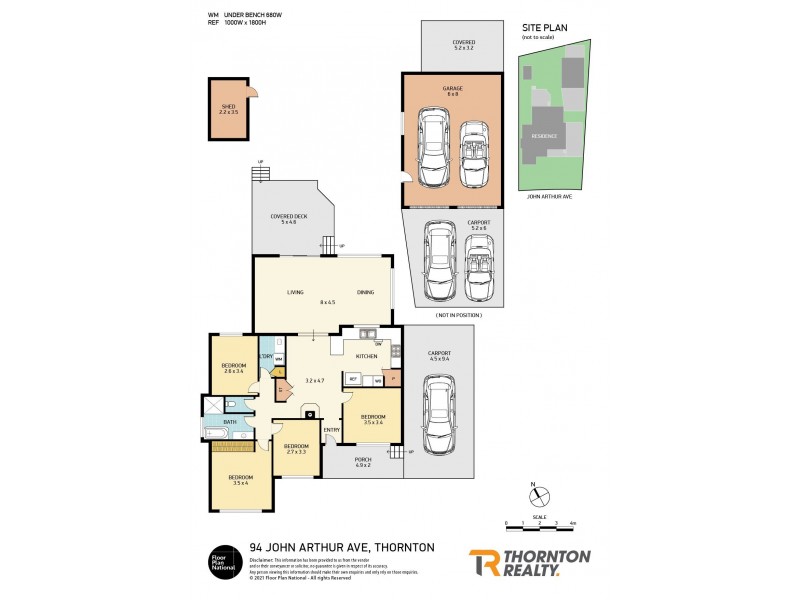 94 John Arthur Avenue, Thornton NSW 2322 Floorplan