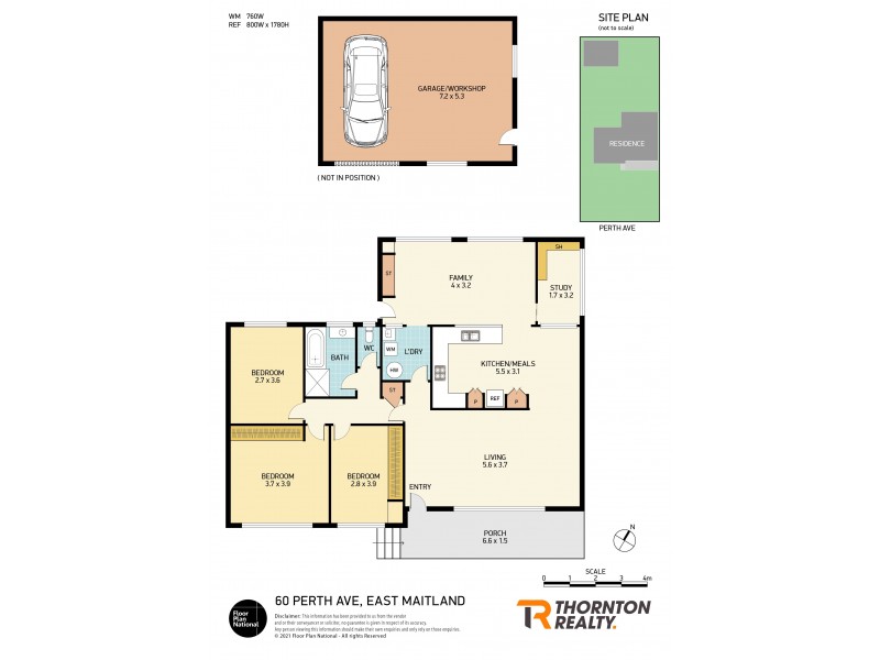 60 Perth Avenue, East Maitland NSW 2323 Floorplan