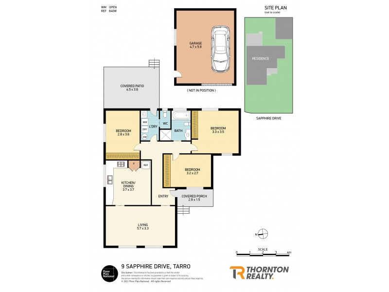 9 Sapphire Drive, Tarro NSW 2322 Floorplan