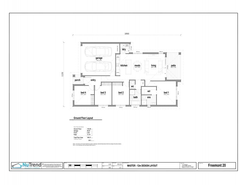 147 The Boulevard, Narangba QLD 4504 Floorplan