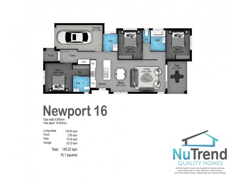 Lot 1340 Toyne Street, Caloundra West QLD 4551 Floorplan