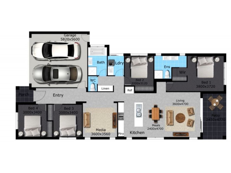 Lot 499 Dyer St, Pimpama QLD 4209 Floorplan