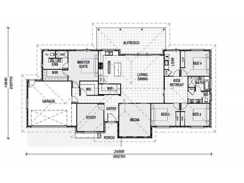 Lot 49 Burley Griffin Drive, Maudsland QLD 4210 Floorplan