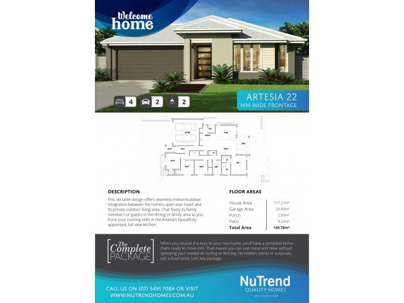 1322 Aura Central, Bells Creek QLD 4551 Floorplan