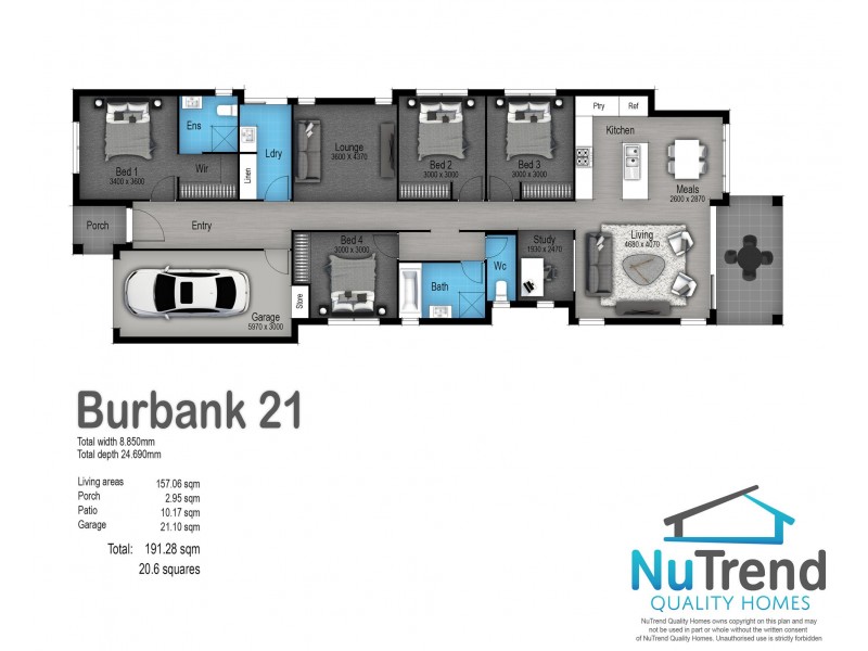 LOT 807 Broadwater Road, Morayfield QLD 4506 Floorplan