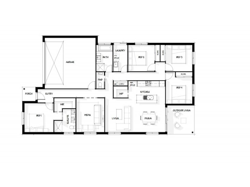 42 Galatea Street, Burpengary QLD 4505 Floorplan