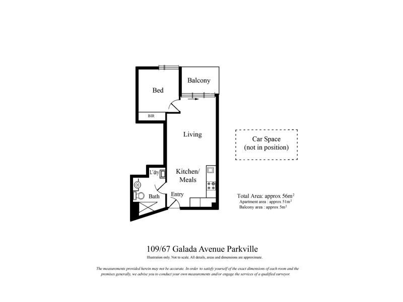 109/67 Galada Avenue, Parkville VIC 3052 Floorplan