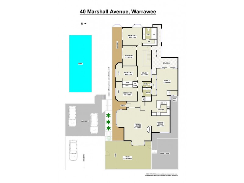40 Marshall Avenue, Warrawee NSW 2074 Floorplan