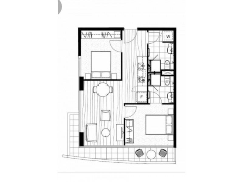 2213/27 Little Collins Street, Melbourne VIC 3000 Floorplan
