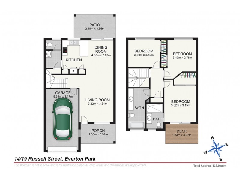 14/19 Russell Street, Everton Park QLD 4053 Floorplan