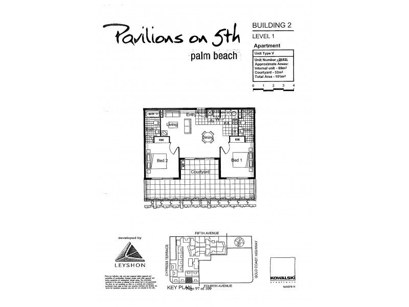 2112/10 5th Ave, Palm Beach QLD 4221 Floorplan