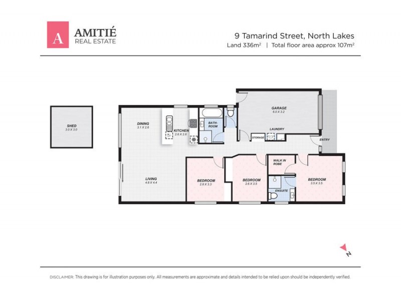 9 Tamarind Street, North Lakes QLD 4509 Floorplan