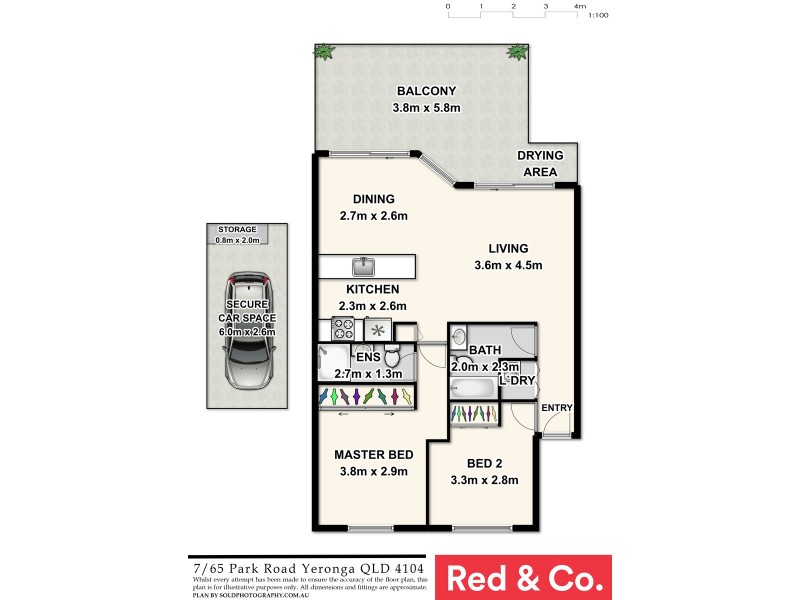 7/65 Park Road, Yeronga QLD 4104 Floorplan