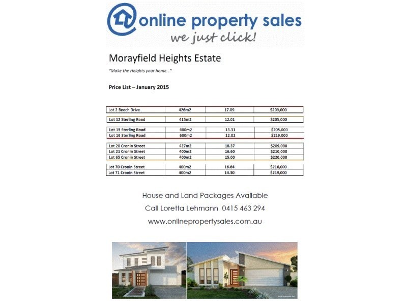 Lot 65 Cronin Street, Morayfield QLD 4506