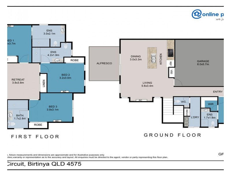 54B Viridian Circuit, Birtinya QLD 4575 Floorplan