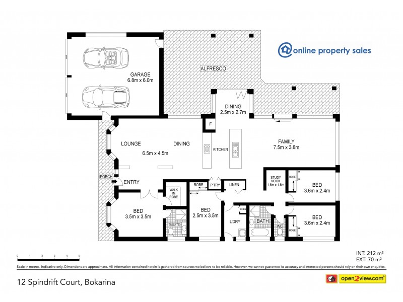 12 Spindrift court, Bokarina QLD 4575 Floorplan