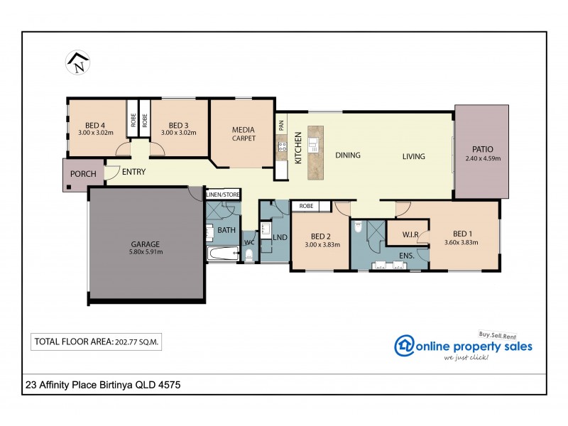 Lot 302 Affinity Place, Birtinya QLD 4575 Floorplan