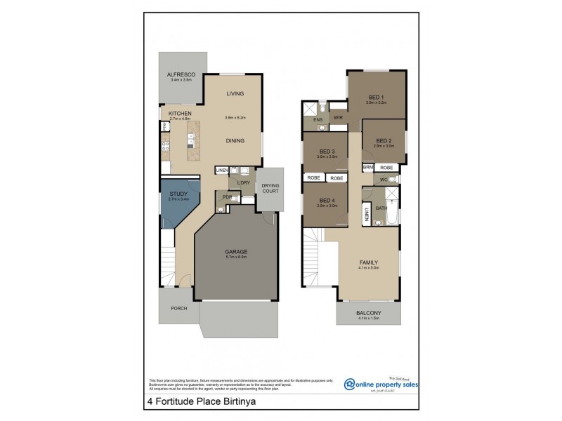 4 Fortitude Place, Birtinya QLD 4575 Floorplan