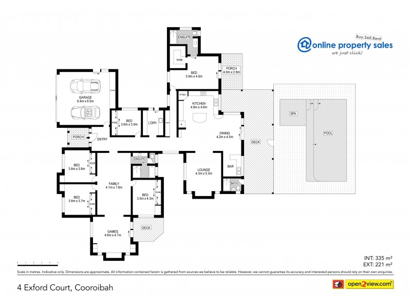 4 Exford Court, Cooroibah QLD 4565 Floorplan