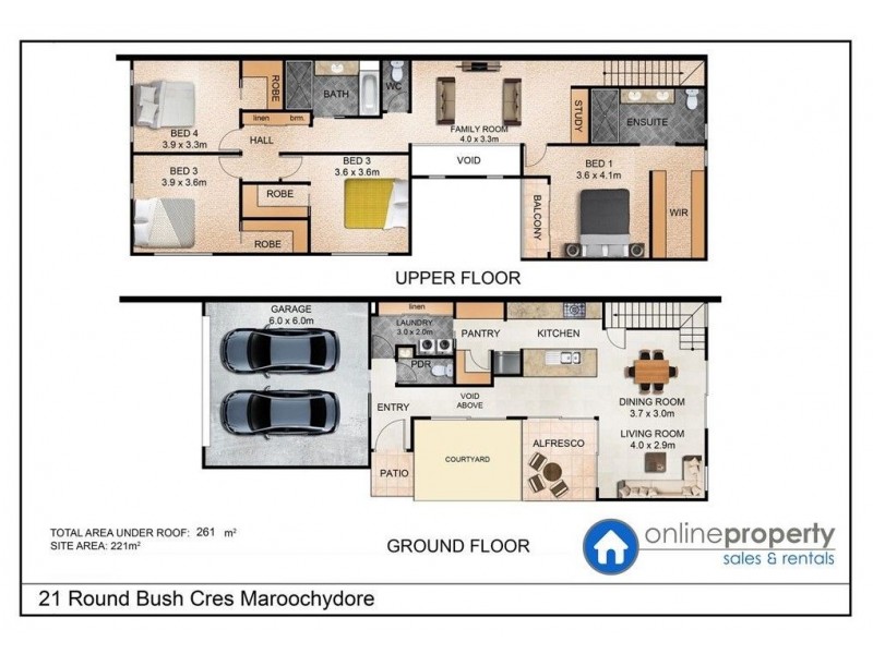 21 Round Bush Crescent, Maroochydore QLD 4558 Floorplan
