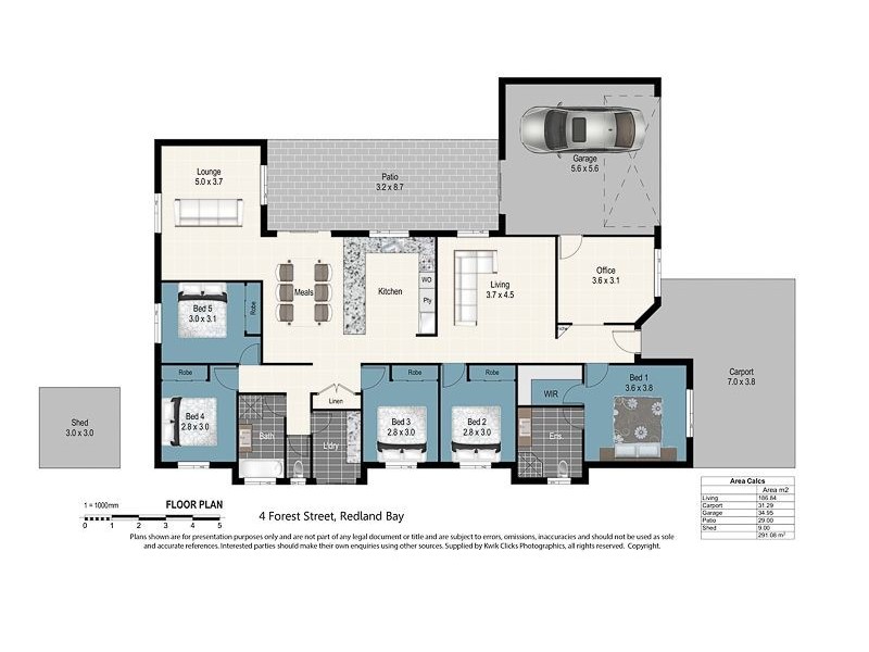 4 Forrest Street, Redland Bay QLD 4165 Floorplan