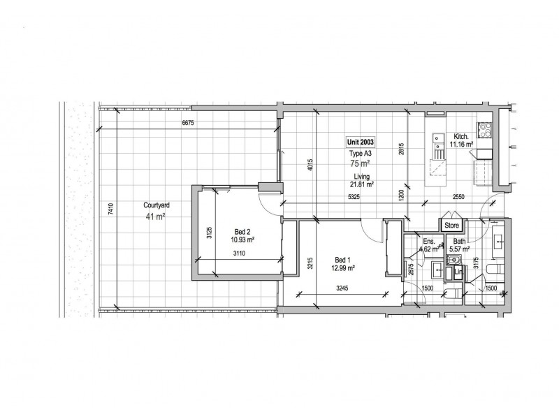 2003/132 Osborne Road, Mitchelton QLD 4053 Floorplan