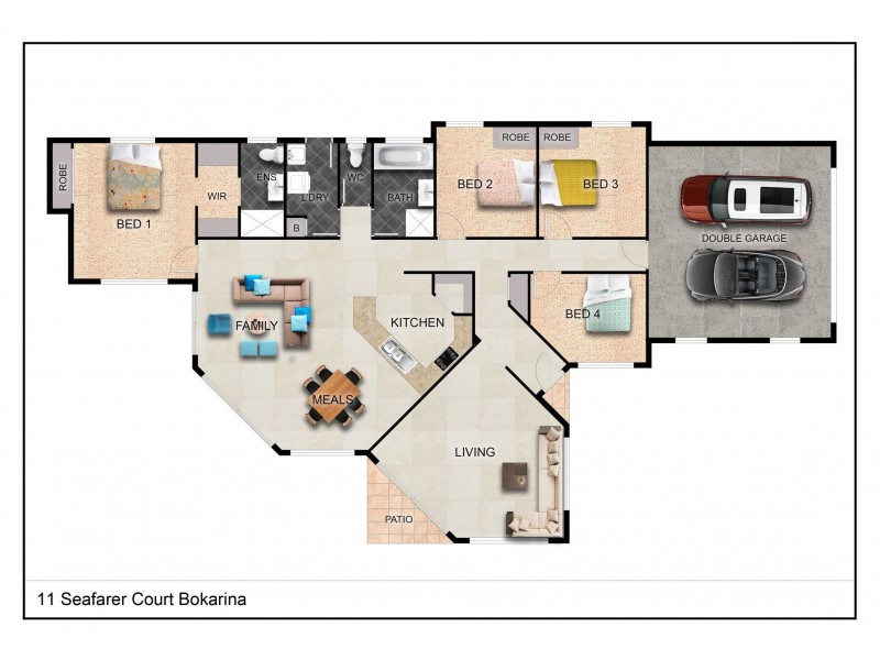 11 Seafarer Court, Bokarina QLD 4575 Floorplan