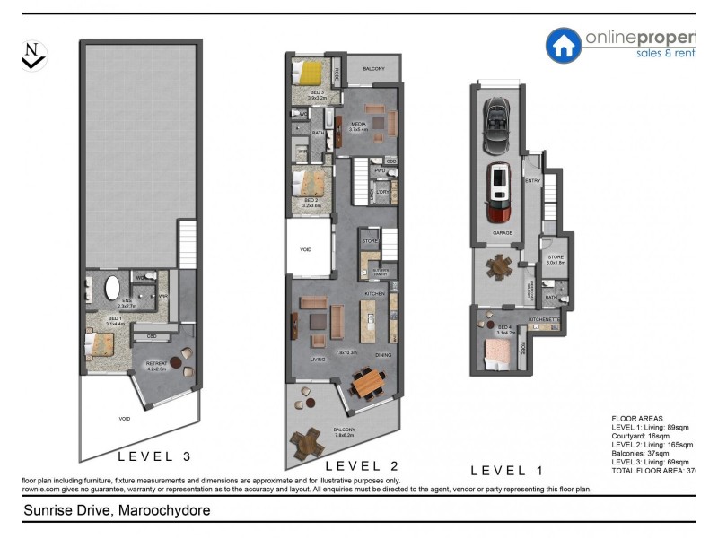 2/11 Sunrise Drive, Maroochydore QLD 4558 Floorplan
