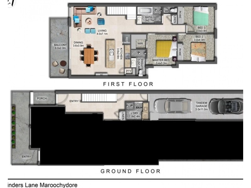 37a Flinders Lane, Maroochydore QLD 4558 Floorplan